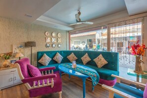 Sitteområde i lobbyen