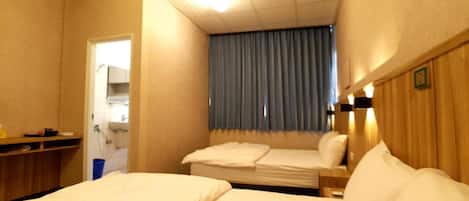 Minibar, desk, blackout drapes, soundproofing