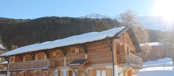 Chalet grenst aan Les Contamines-Montjoie, slaapt 10