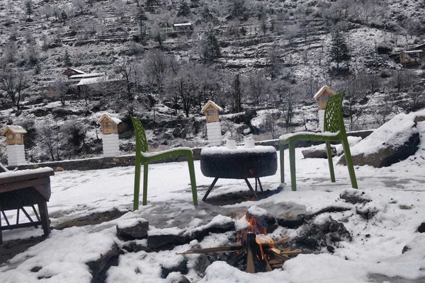 Aire de pique-nique/barbecue