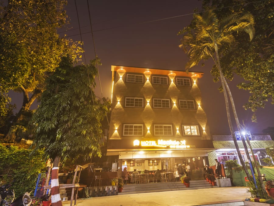 Majoituspaikan julkisivu