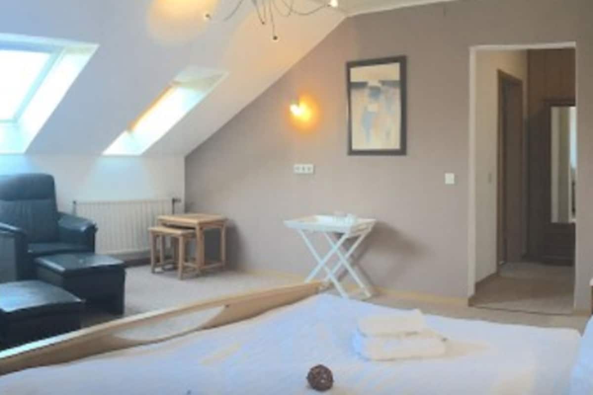 basic studio | hypo-allergenic bedding, in-room safe, blackout curtains