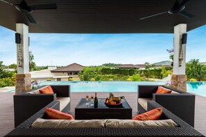 5-Bedroom Villa with Private Pool | Terrace/patio - Resort Pool Villa With 5 Bedrooms TS1 (Hua Hin)