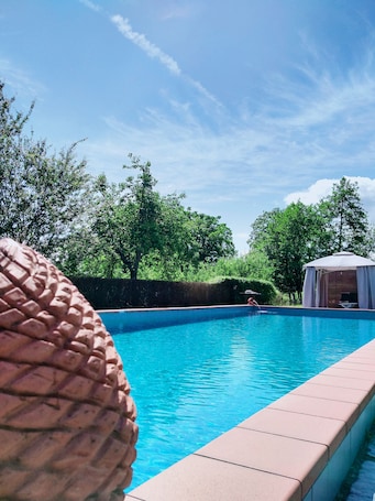 Seasonal outdoor pool