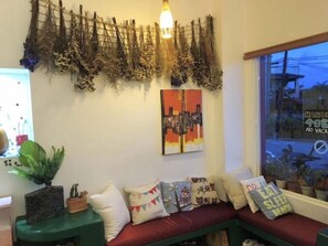 Sala de estar en el lobby