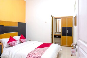 Kahden hengen deluxe-huone | Työpöytä, ilmainen Wi-Fi, vuodevaatteet