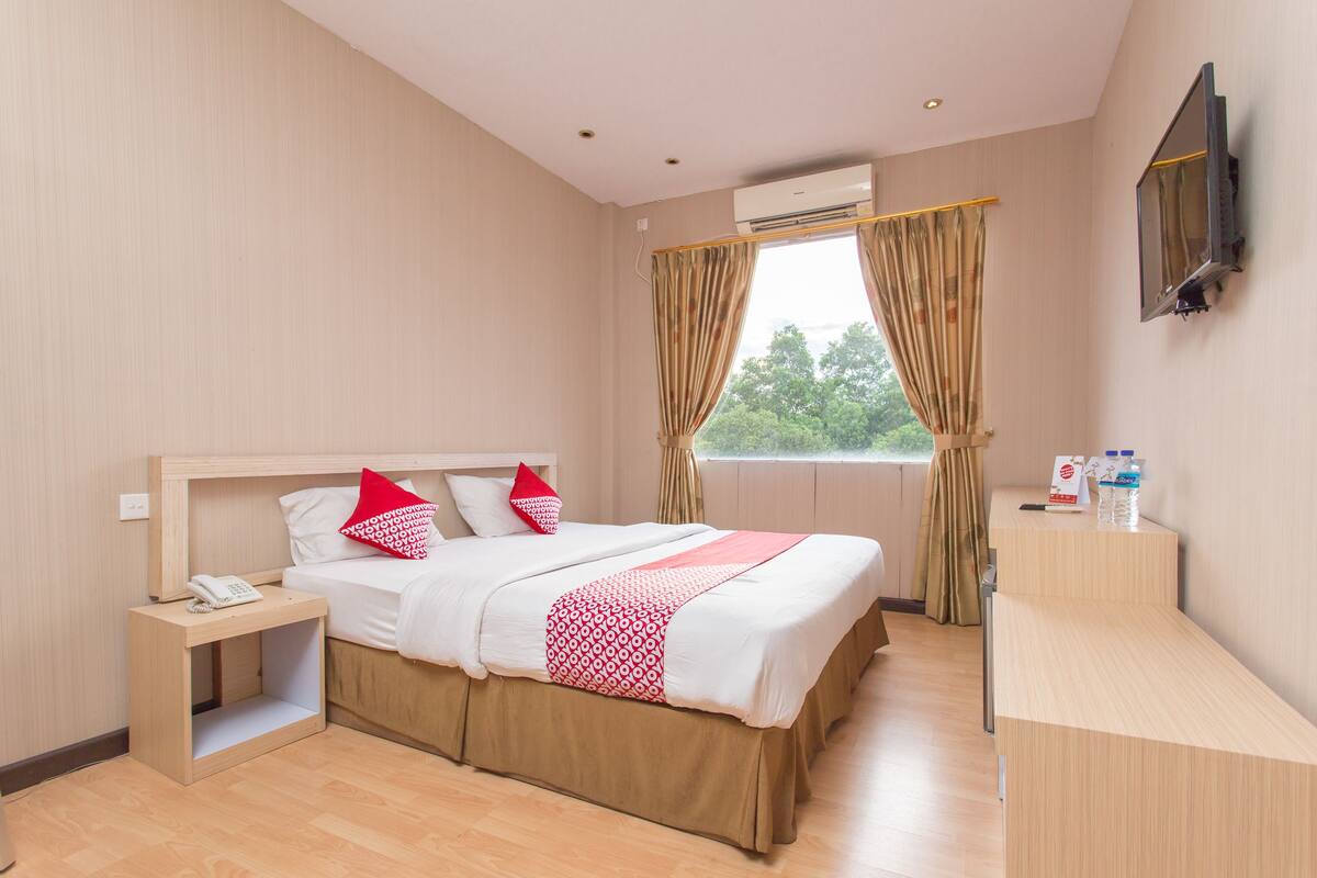 Standard Double Room | Ruang kerja komputer riba, Wi-fi percuma, cadar katil 