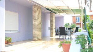 Family Apartment, 3 Bedrooms (AP1) | Terrace/patio - Apartments Tereza (Povljana)