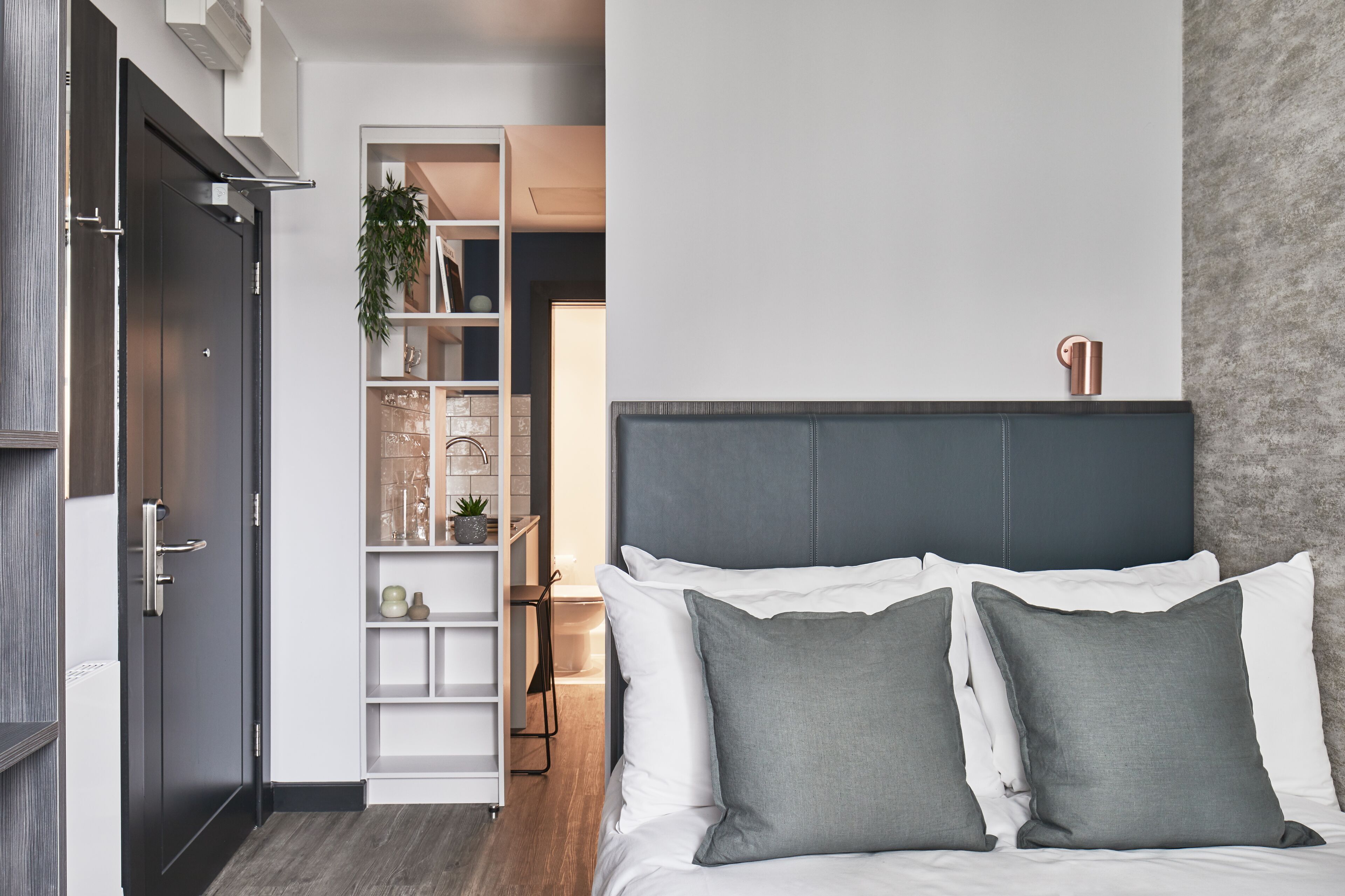 Memory-foam beds, in-room safe, laptop workspace, blackout curtains