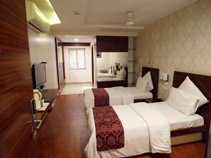 In-room safe, blackout curtains, rollaway beds, free WiFi