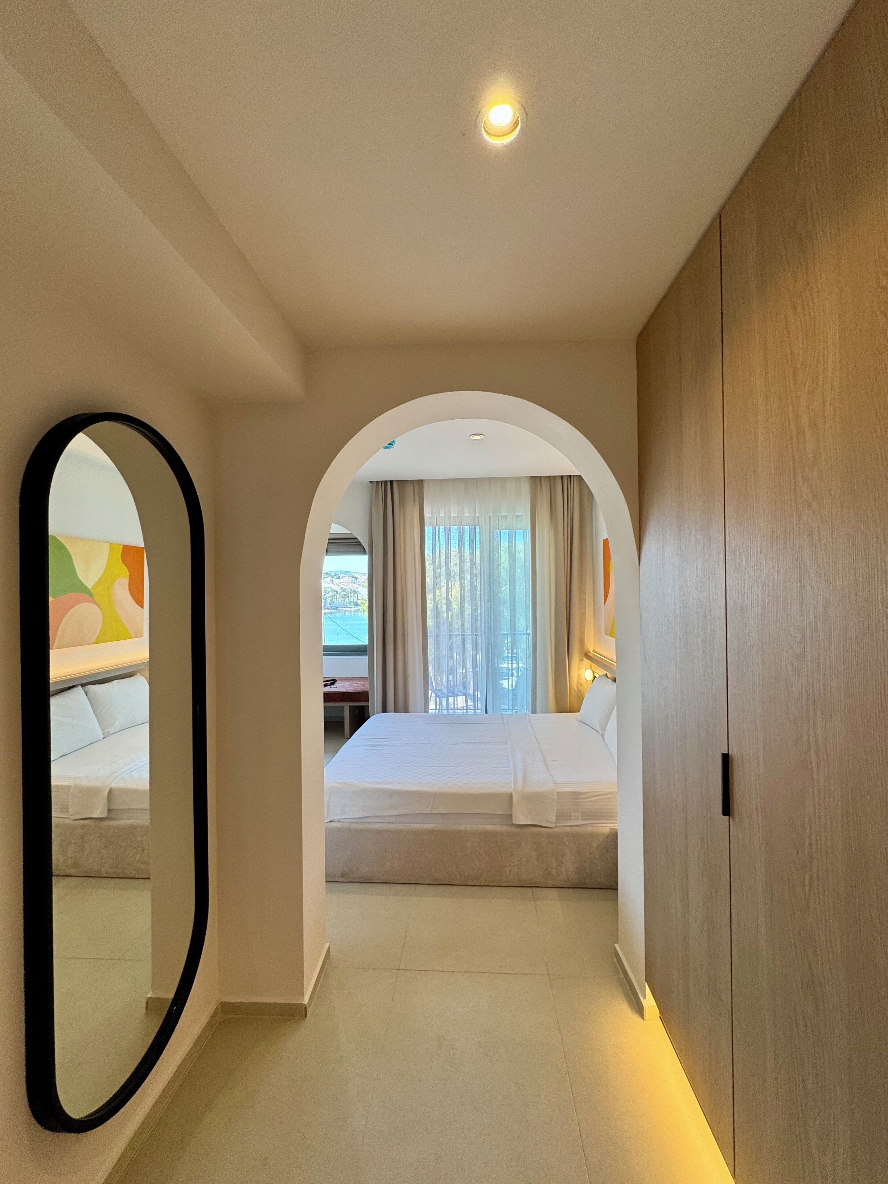 superior triple room, sea view | 1 bedroom, minibar, desk, laptop workspace