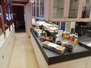 Daily buffet breakfast (EUR 12 per person)