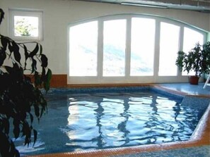 Indoor pool, seasonal outdoor pool