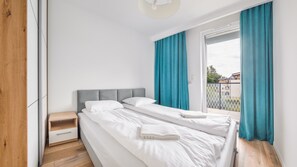 아파트 (55I /14) | 노트북 작업 공간, 다리미/다리미판, 무료 WiFi, 침대 시트