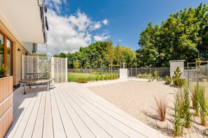 아파트 (55K/3) | 노트북 작업 공간, 다리미/다리미판, 무료 WiFi, 침대 시트