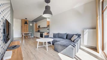 Apartment (55L/15) | Wohnbereich | Flachbildfernseher