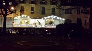 Front of property – evening/night