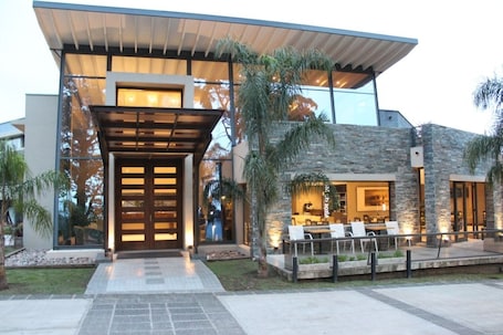 Front of property. Altos de Merlo Suites