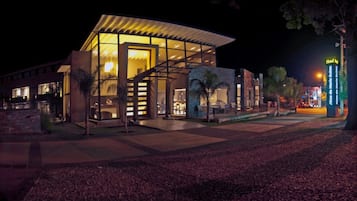 Front of property - evening/night