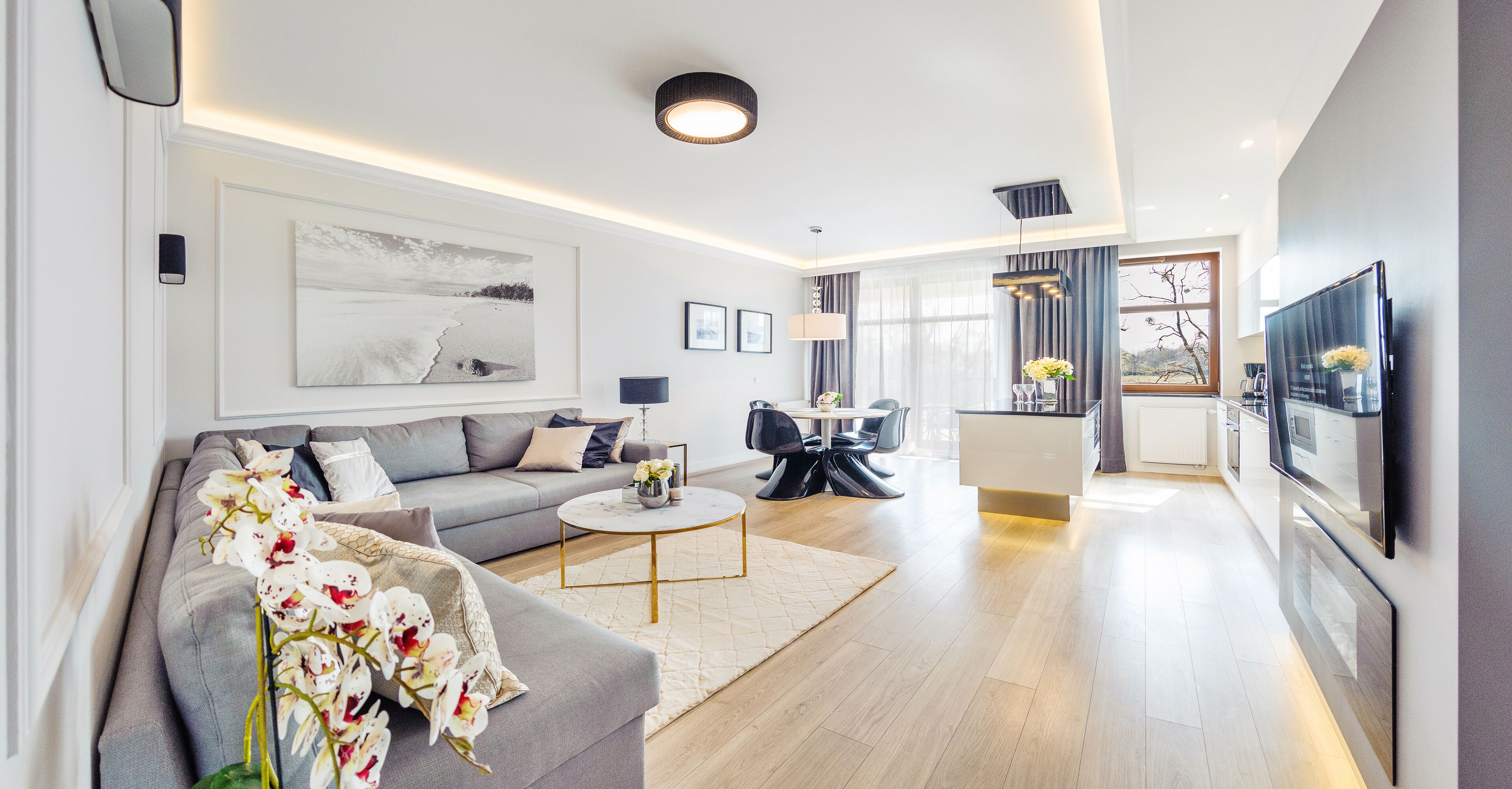 Apartment (Polna 56A/8 Delux) | Laptopgeeigneter Arbeitsplatz, Bügeleisen/Bügelbrett, kostenloses WLAN