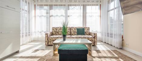 Apartment (Polna 56B/5B) | Living area | Flat-screen TV