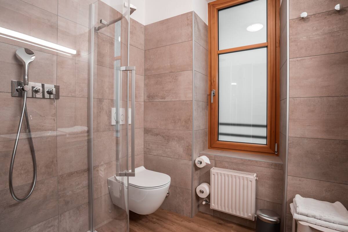 double room, non smoking | bathroom | hair dryer, bidet, towels