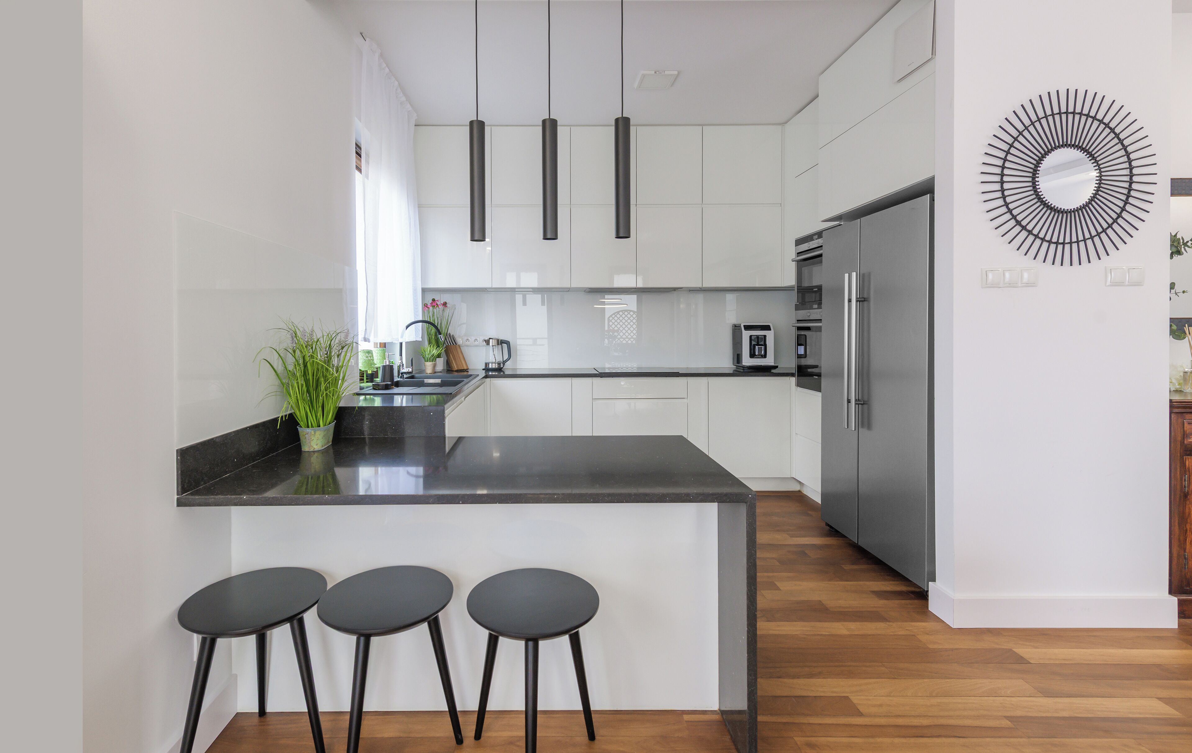 Apartment (B 38) | Private kitchen | Fridge, stovetop, electric kettle, high chair