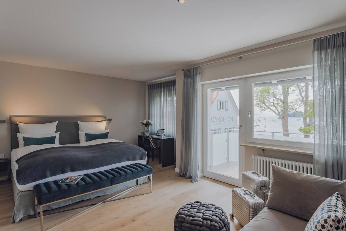 Juniorsuite, Seeblick | 1 camera, una cassaforte in camera, Wi-Fi gratuito, lenzuola