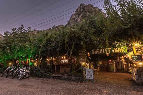 Front of property - evening/night