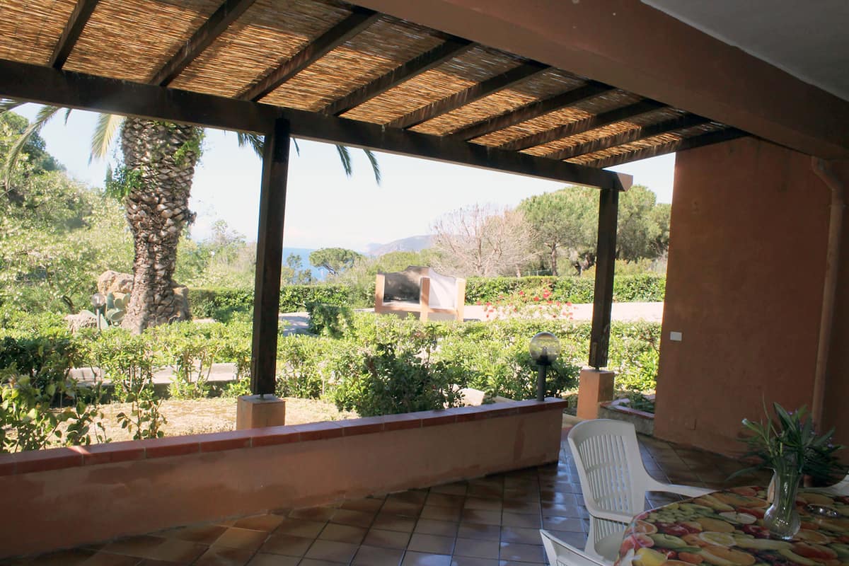 Family Apartment, 1 Bedroom, Sea View, Ground Floor | Terrace/patio