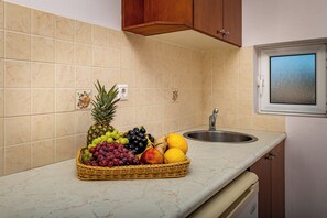 Fridge, electric kettle