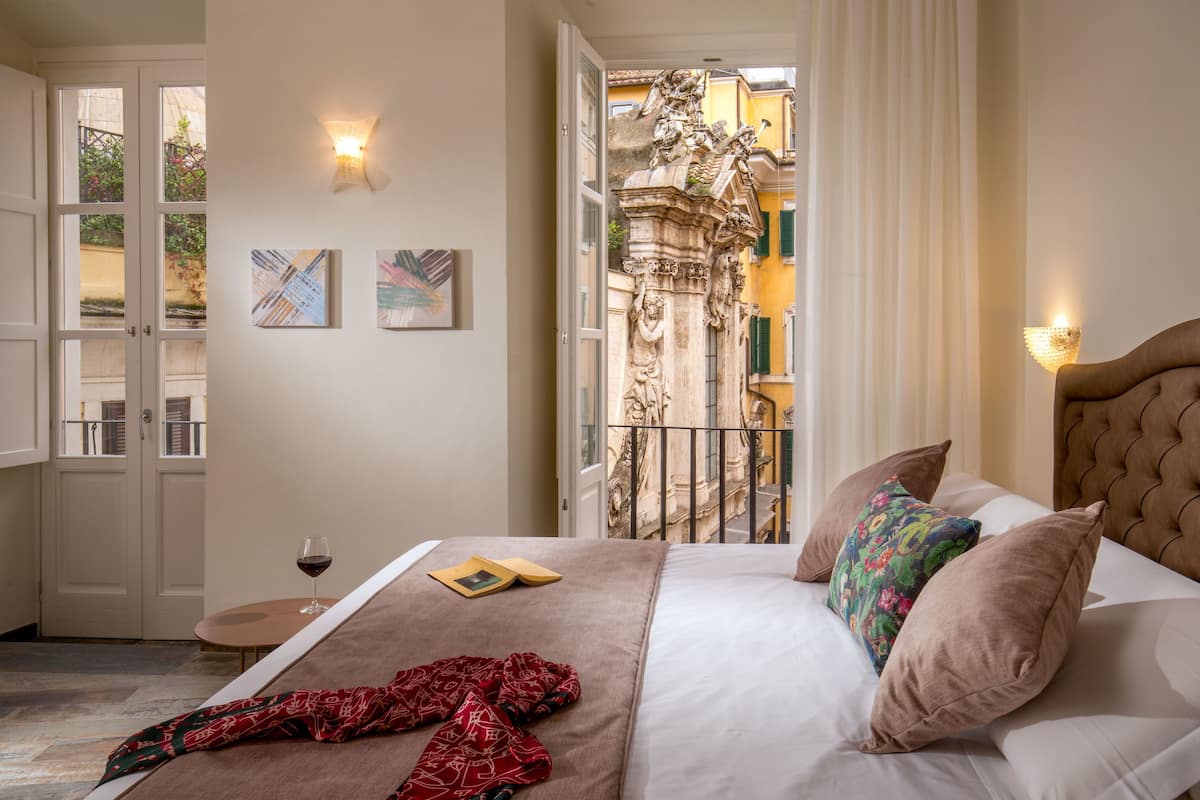 Premium bedding, down duvets, in-room safe, individually decorated