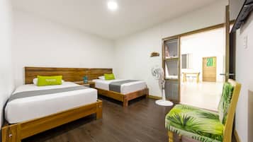 Kamar Twin Standar | Wi-Fi gratis dan seprai linen