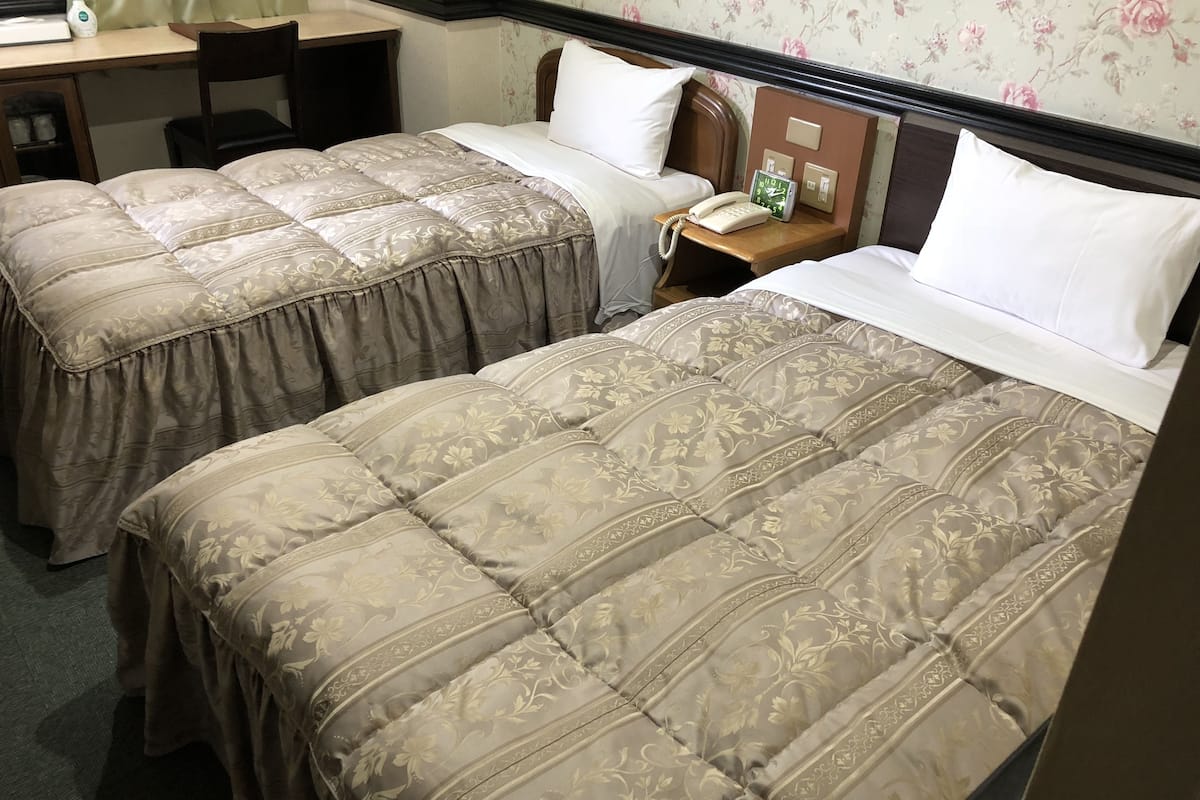 deluxe twin room, smoking | desk, laptop workspace, iron/ironing board, free wifi