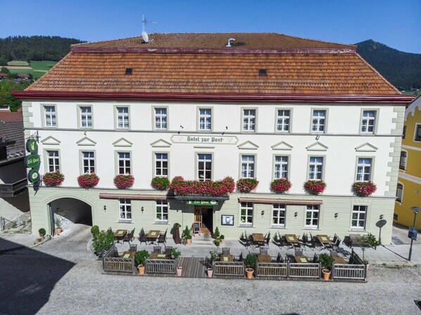 Fachada de la propiedad