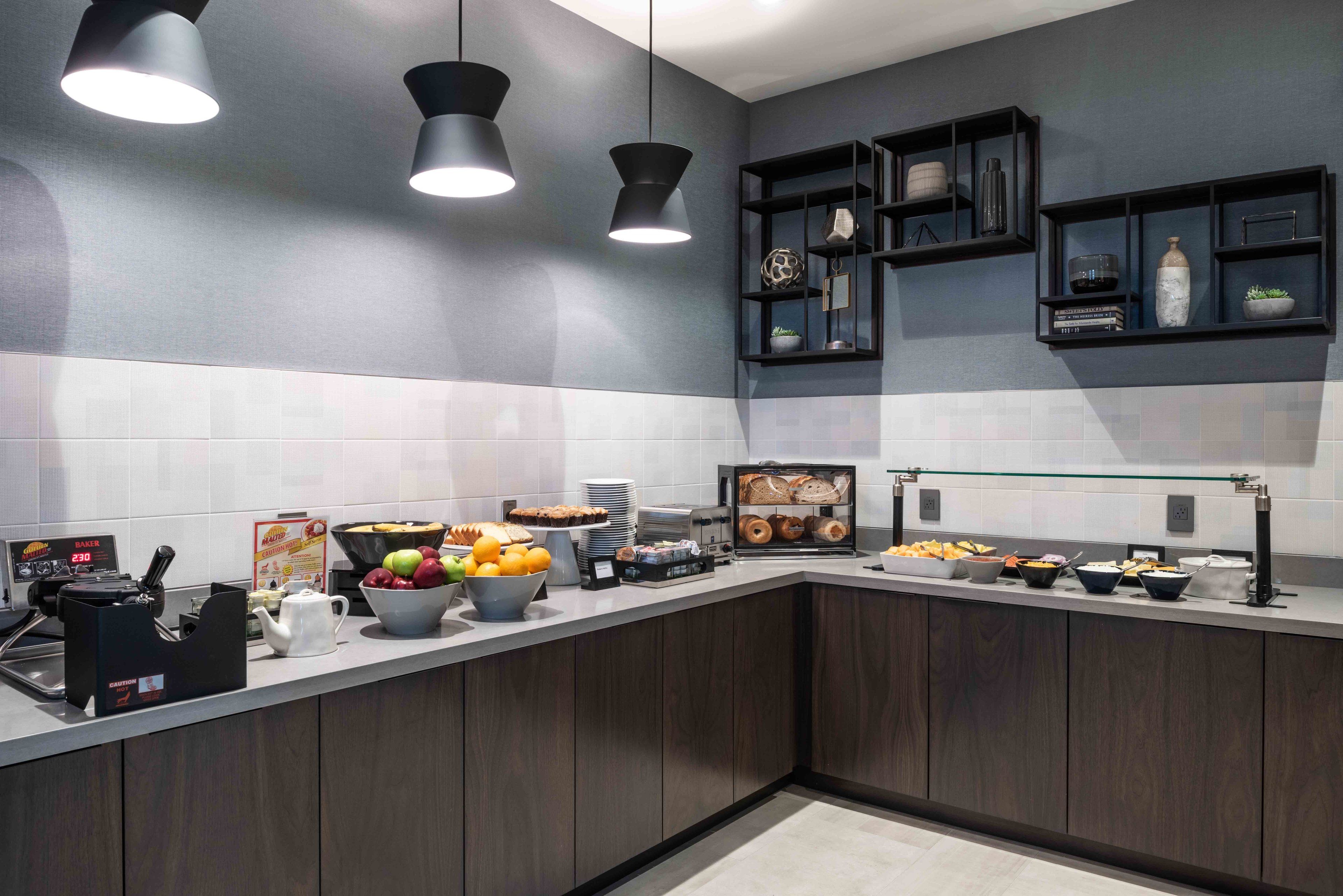 free daily buffet breakfast