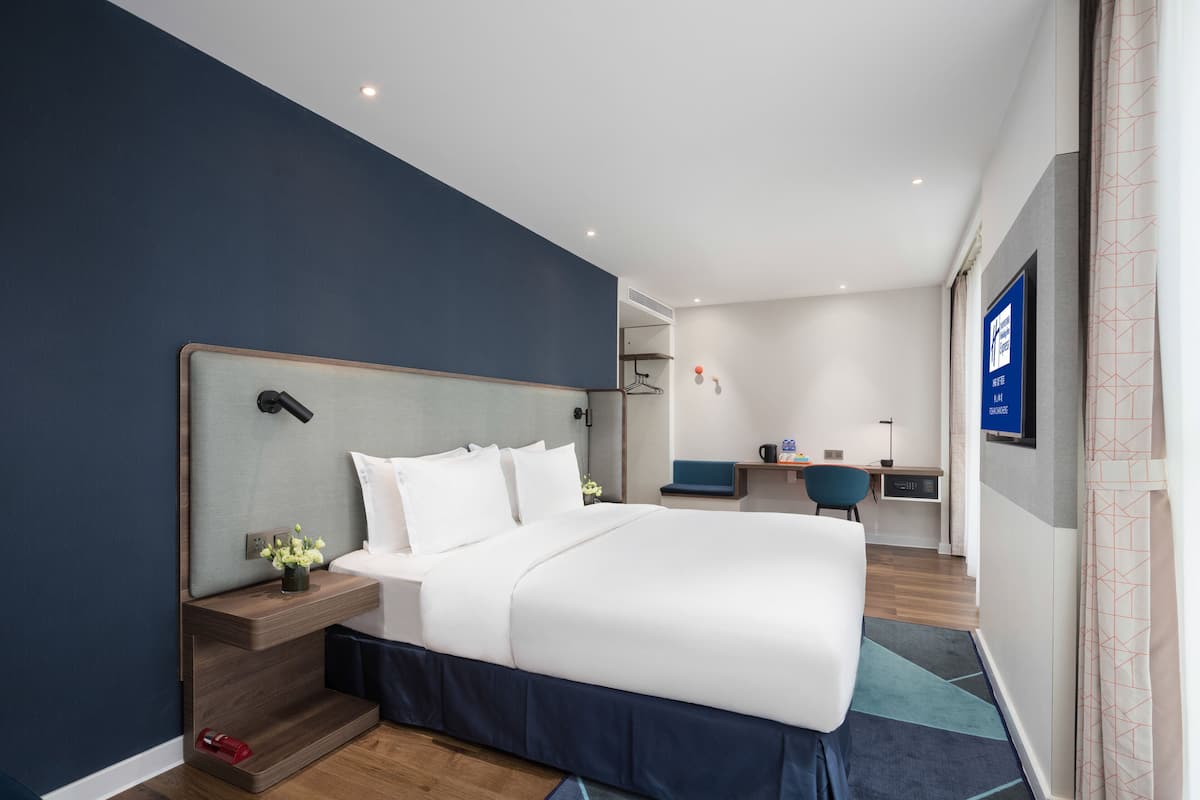 In-room safe, desk, blackout curtains, soundproofing