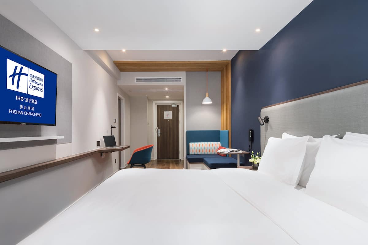 In-room safe, desk, blackout curtains, soundproofing