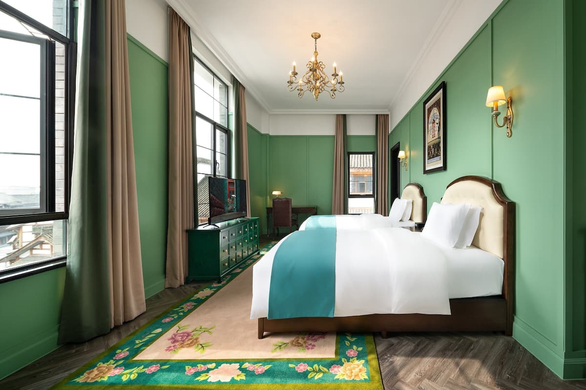 Skrivbord, gratis wi-fi och sängkläder