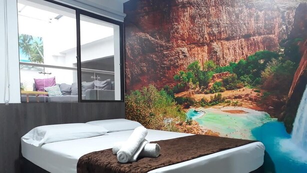 Premium bedding, soundproofing, free WiFi - Hotel Jardin de Laureles (Medellín)