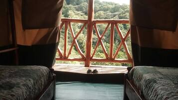 Luxury Tent | Minibar, desk, soundproofing, iron/ironing board