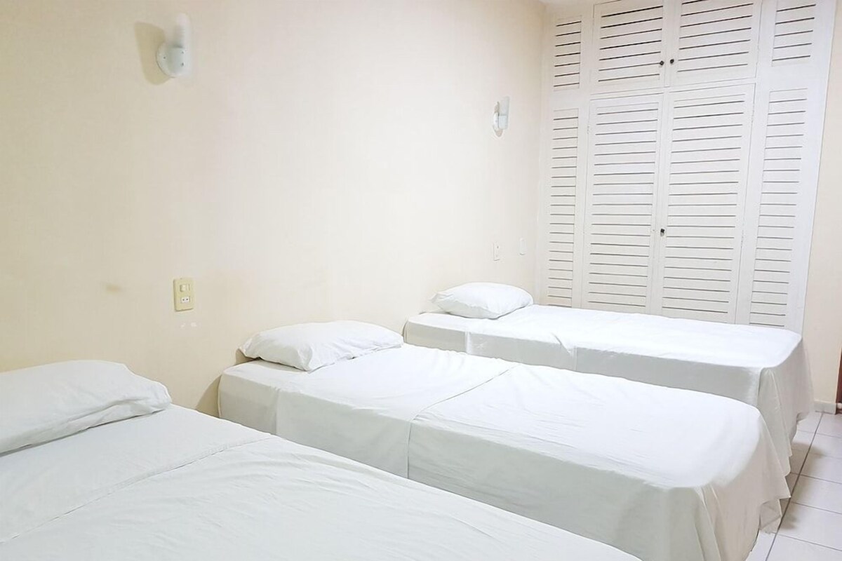 Desk, bed sheets