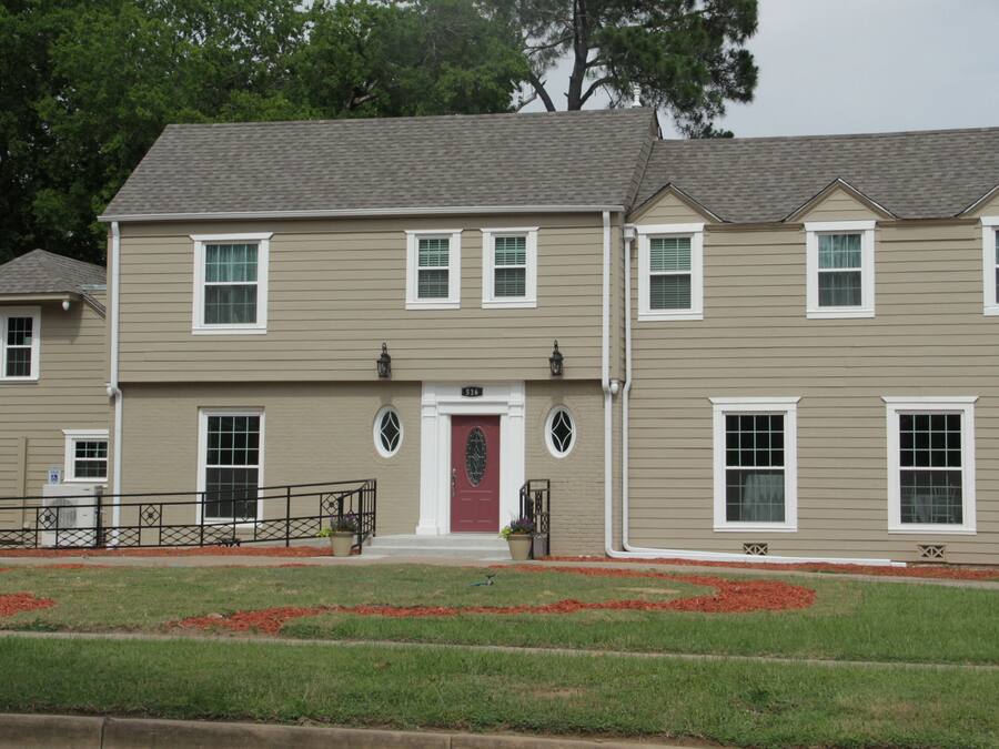 Fassade der Unterkunft