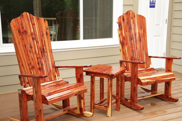 Terrace/patio - The Oaks Bed and Breakfast (Sulphur Springs)