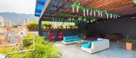 Terrasse sur le toit