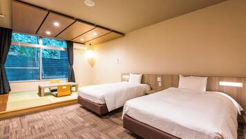 In-room safe, bed sheets