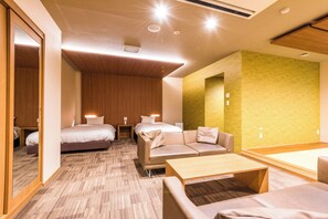Superior Japanese-Western-Style Twin Room with 8 Tatami mats - Indoor Bath - Non-Smoking