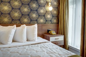 Habitación estándar | Ropa de cama hipoalergénica, camas con efecto memoria y minibar 