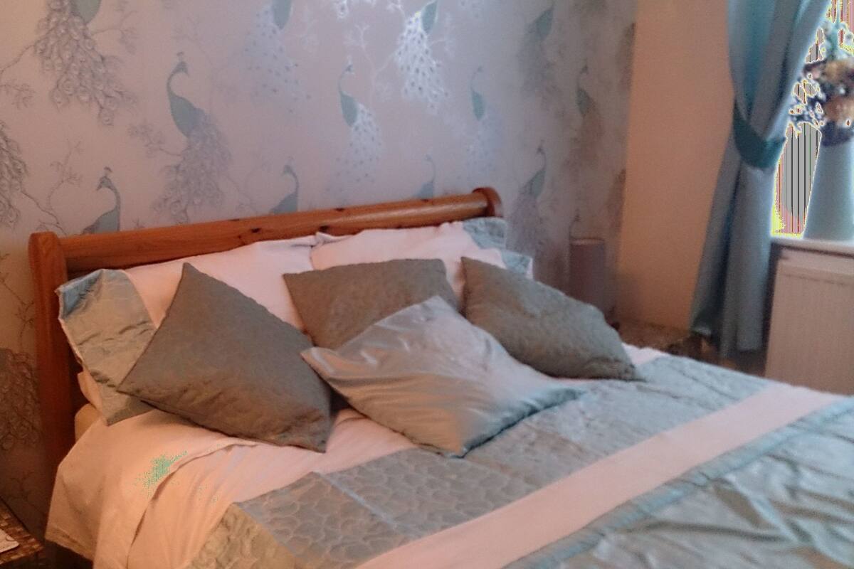 Blackout curtains, iron/ironing board, rollaway beds, free WiFi