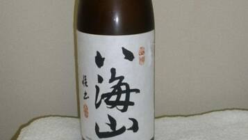 A bottle with a label that includes Japanese characters.